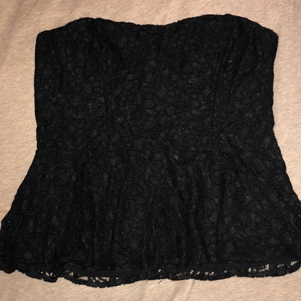 Express Peplum tube top